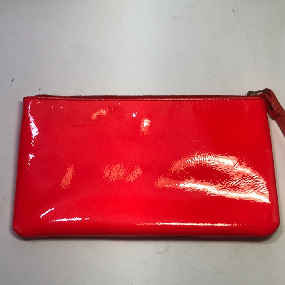 Kate Spade wristlet, neon orange - Picture 2 of 10